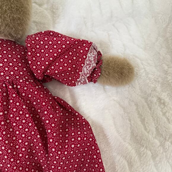 Vintage Anna Club Plush Bunny Rabbit 18 '' The Leather Tag Line - Picture 7 of 16